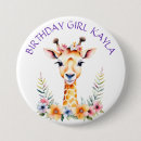 Recherche de girafffes badges Fleurs