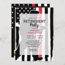 Recherche de photo retirement invitations Pompier