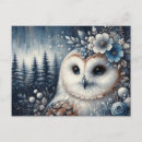 Recherche de hivernale cartes postales Chouette
