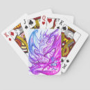 Recherche de dragon bleu jeux de cartes Rose