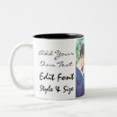 Recherche de texte original tasses Typographie