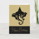 Recherche de ganesh vœux cartes Éléphant