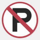 Recherche de parking autocollants Symbole