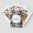 Recherche de aquarelle rose jeux de cartes Floral