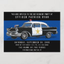 Recherche de voiture police invitations Policier