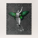 Recherche de ailes puzzles Vert