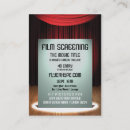 Suche nach theater visitenkarten Filmvorführung