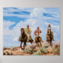 Recherche de cowboy vintage art Chevaux