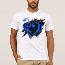 Recherche de note de coeur tshirts Clef à trépied