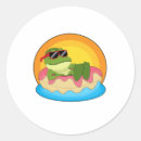 Recherche de crapaud drôle autocollants Vert clair