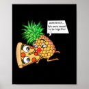 Recherche de ananas drôle posters Vacances