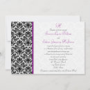 Recherche de damassé blanche invitations Monogramme