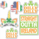 Recherche de drapeau vert et blanc orange Shamrock