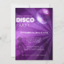 Recherche de boule disco invitations Violet