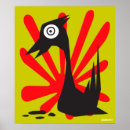 Recherche de cygne noir posters Rouge