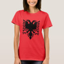 Suche nach doppelköpfig tshirts Albanische flagge