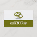 Recherche de anneaux de mariage cartes visite Planificateur d'événements