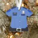 Recherche de policier ornements Bleu