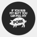 Recherche de fesses autocollants Porc