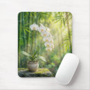 Recherche de orchidée verte tapis souris Jardin