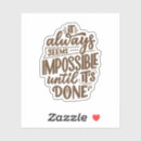 Recherche de impossible autocollants Citer