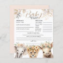 Recherche de safari baby shower games Floral