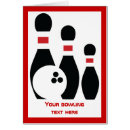Recherche de bowling vœux cartes Personnalisation