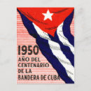Recherche de drapeau du cuba cartes postales Vintage