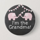 Recherche de baby shower jumeau badges Grandmother