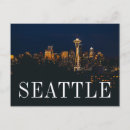 Recherche de seattle la nuit cartes postales Usa