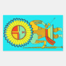 Recherche de soleil tribal autocollants Américain