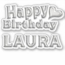 Recherche de laura autocollants Anniversaire