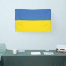 Suche nach krieg banner Ukrainische flagge