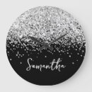 Recherche de paillette horloges Noir