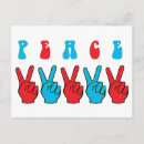Recherche de signe main cartes postales Patriotique