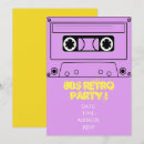 Recherche de les années 1980 invitations Bande