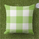 Recherche de plaid vert coussins En vichy