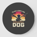 Recherche de silhouette de chien horloges Chiens