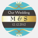 Recherche de teale autocollants Monogramme