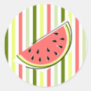 Recherche de motif pastèque autocollants Fruit