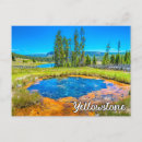Recherche de parc de yellowstone cartes postales Jaune