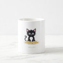 Suche nach niedliche schwarze katze tassen Schwarzen