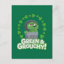 Recherche de oscar cartes postales Sesame street oscar