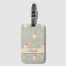 Recherche de coeur floral bagages étiquettes Girly