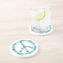 Recherche de peace dessous de verres Flower