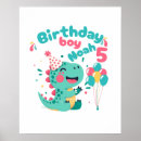 Suche nach dinosaurier geburtstag poster Für kinder