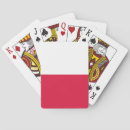 Recherche de la pologne jeux de cartes Drapeau