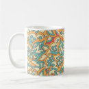 Recherche de vintage floral pattern tasses Background