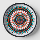 Recherche de mandala coloré horloges Géométrique