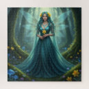 Recherche de fleur jaune puzzles Fée